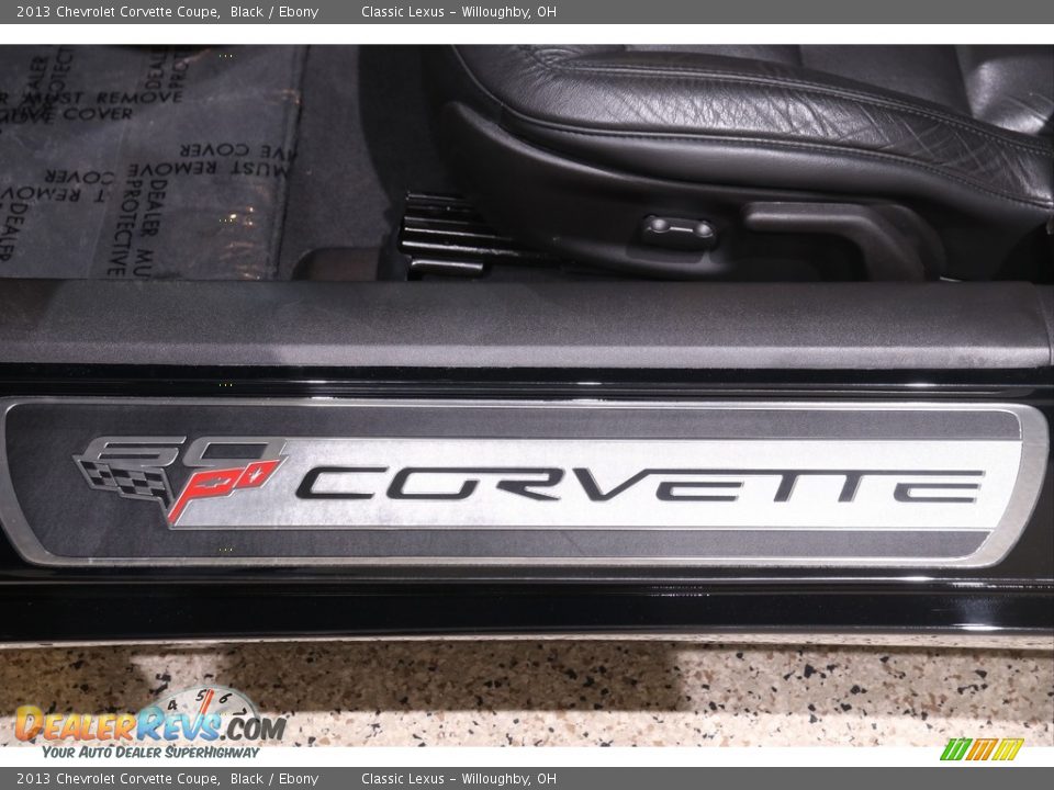 2013 Chevrolet Corvette Coupe Black / Ebony Photo #6
