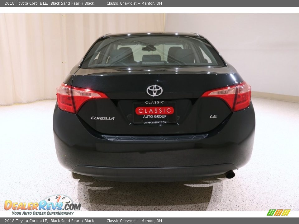 2018 Toyota Corolla LE Black Sand Pearl / Black Photo #17