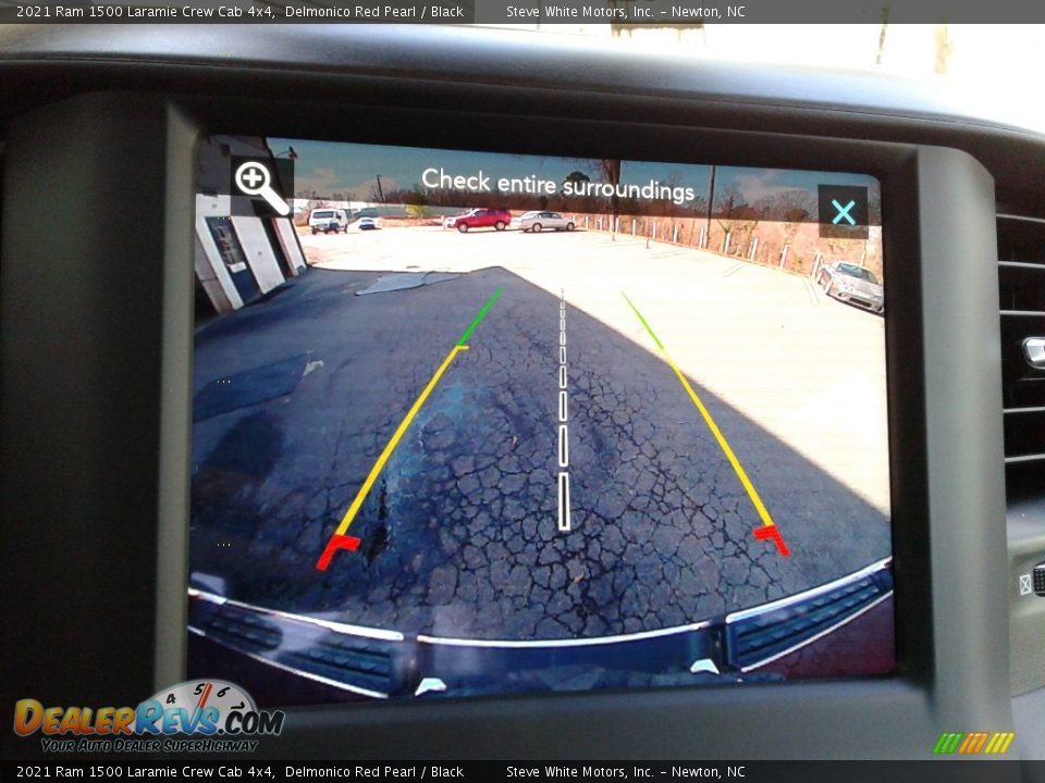 2021 Ram 1500 Laramie Crew Cab 4x4 Delmonico Red Pearl / Black Photo #25