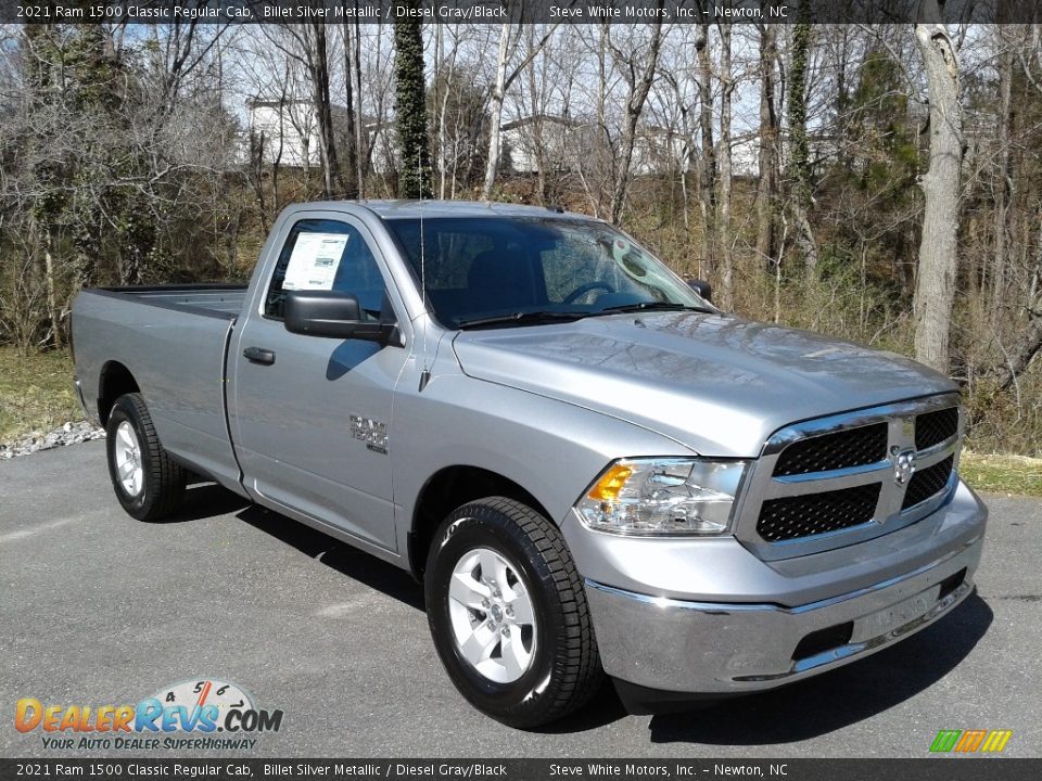 2021 Ram 1500 Classic Regular Cab Billet Silver Metallic / Diesel Gray/Black Photo #4