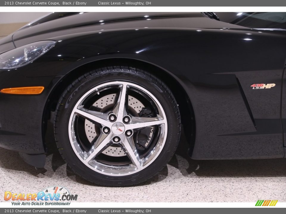 2013 Chevrolet Corvette Coupe Black / Ebony Photo #26