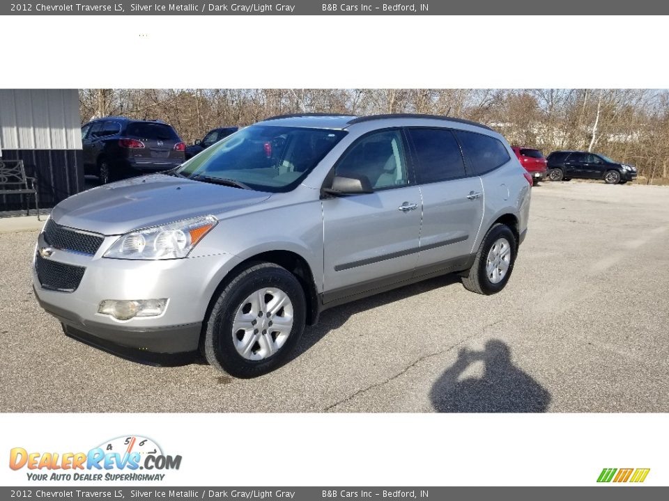 2012 Chevrolet Traverse LS Silver Ice Metallic / Dark Gray/Light Gray Photo #1