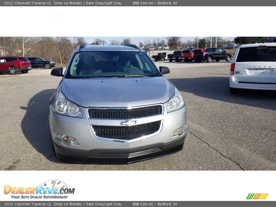 2012 Chevrolet Traverse LS Silver Ice Metallic / Dark Gray/Light Gray Photo #8