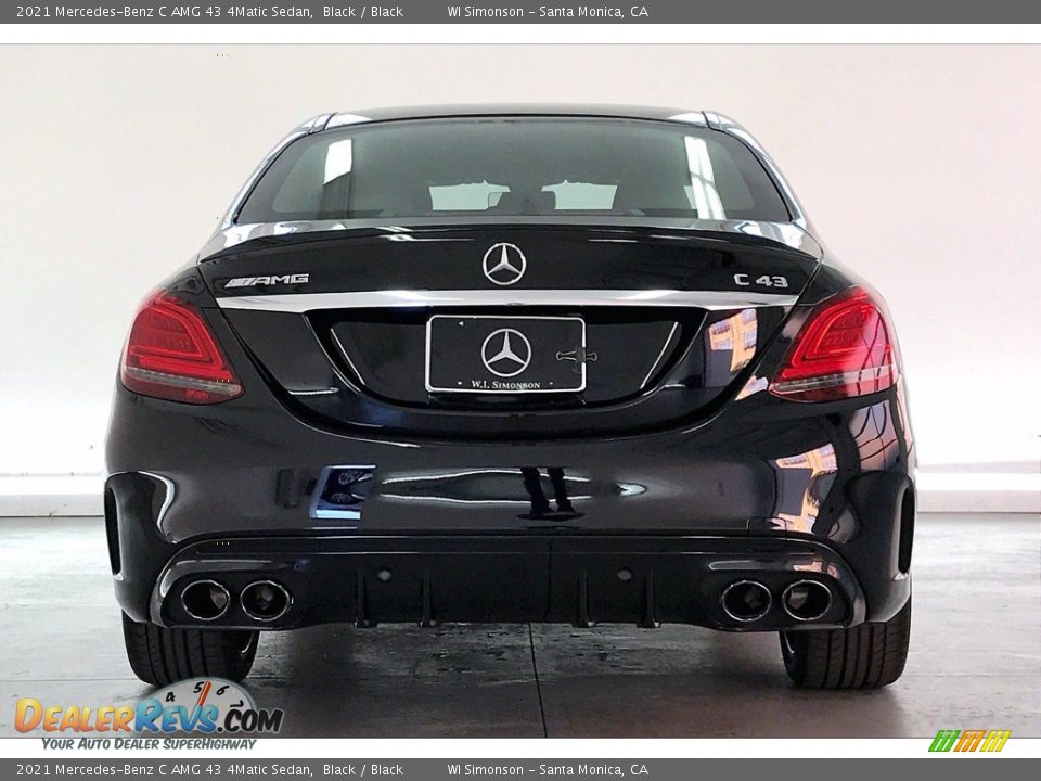 2021 Mercedes-Benz C AMG 43 4Matic Sedan Black / Black Photo #3