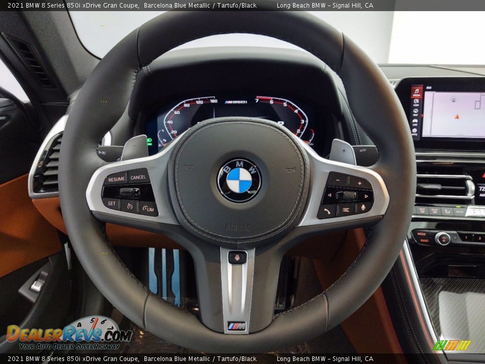 2021 BMW 8 Series 850i xDrive Gran Coupe Steering Wheel Photo #14