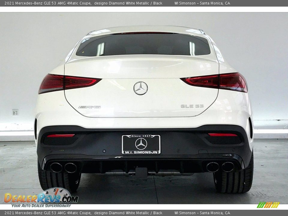 2021 Mercedes-Benz GLE 53 AMG 4Matic Coupe designo Diamond White Metallic / Black Photo #3