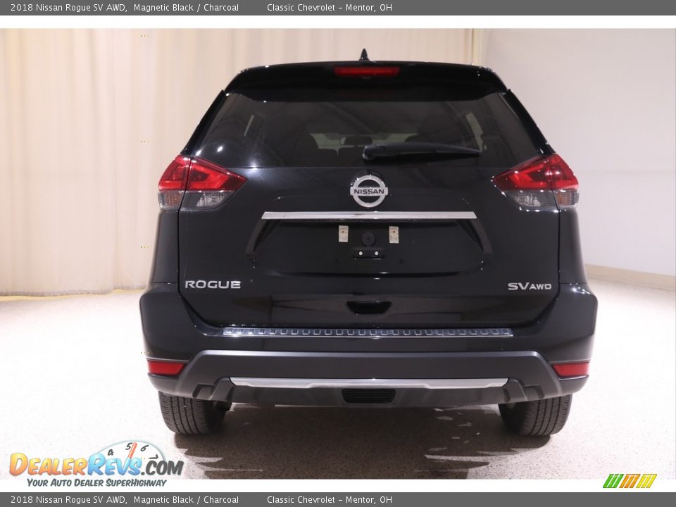 2018 Nissan Rogue SV AWD Magnetic Black / Charcoal Photo #21