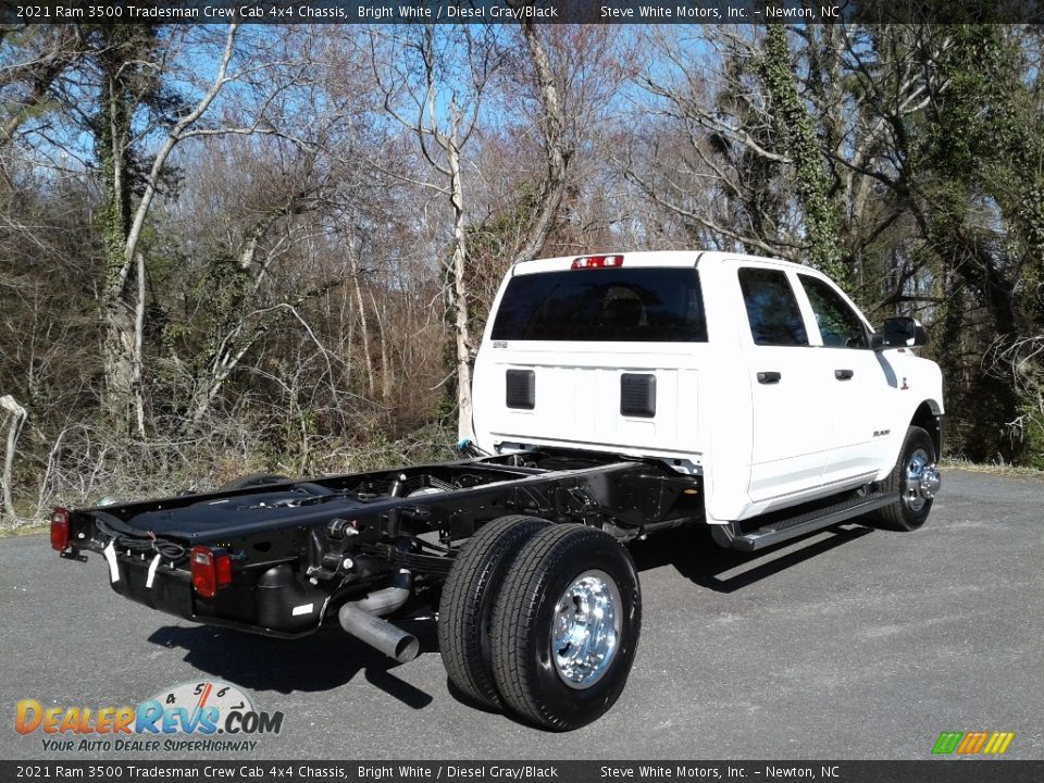 2021 Ram 3500 Tradesman Crew Cab 4x4 Chassis Bright White / Diesel Gray/Black Photo #6