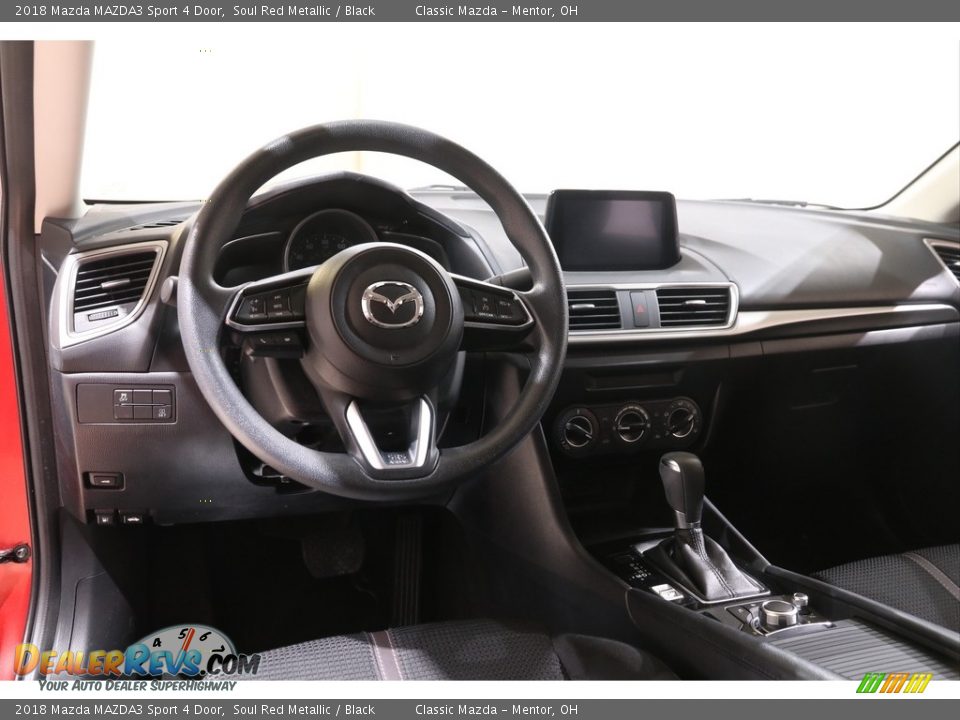 2018 Mazda MAZDA3 Sport 4 Door Soul Red Metallic / Black Photo #6