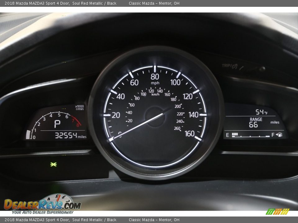 2018 Mazda MAZDA3 Sport 4 Door Soul Red Metallic / Black Photo #8
