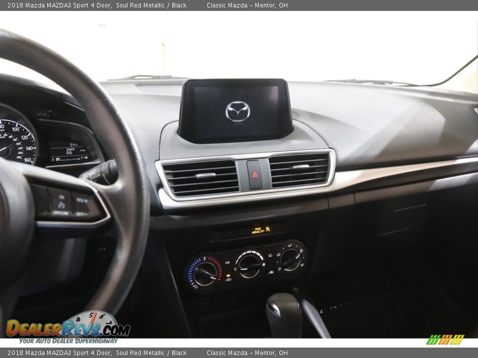 2018 Mazda MAZDA3 Sport 4 Door Soul Red Metallic / Black Photo #9