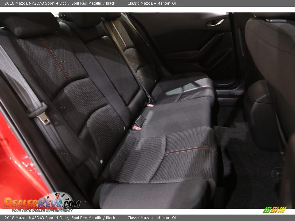 2018 Mazda MAZDA3 Sport 4 Door Soul Red Metallic / Black Photo #16