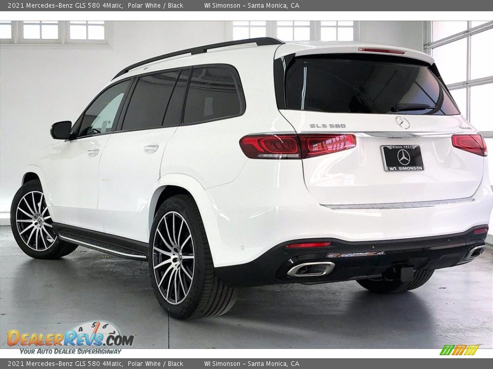 2021 Mercedes-Benz GLS 580 4Matic Polar White / Black Photo #2