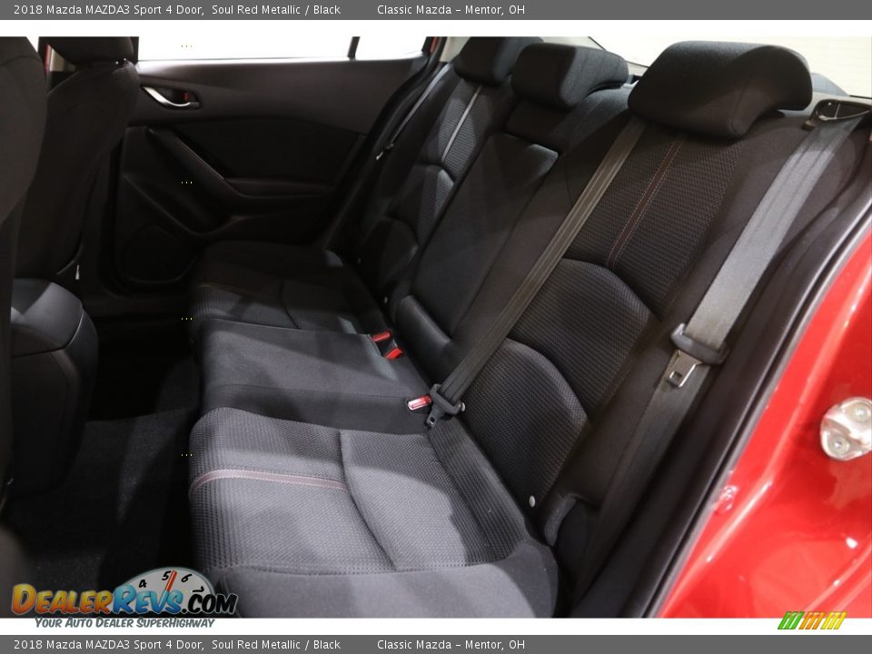 2018 Mazda MAZDA3 Sport 4 Door Soul Red Metallic / Black Photo #17