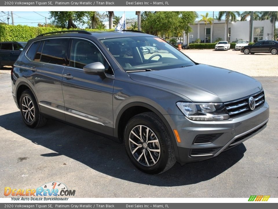 2020 Volkswagen Tiguan SE Platinum Gray Metallic / Titan Black Photo #2