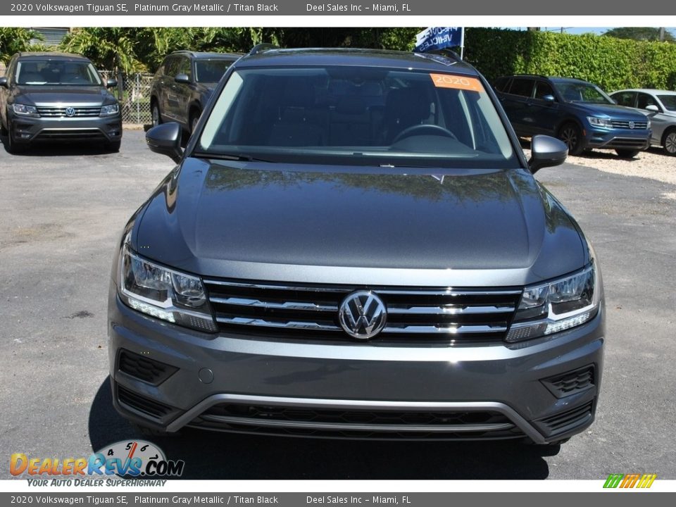 2020 Volkswagen Tiguan SE Platinum Gray Metallic / Titan Black Photo #3