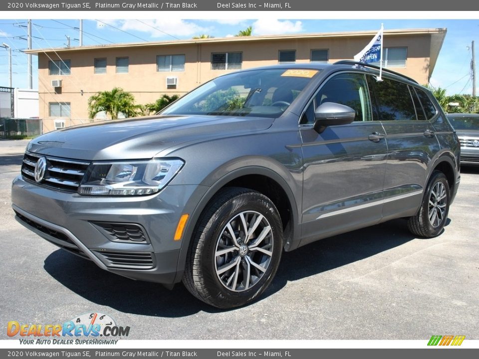 2020 Volkswagen Tiguan SE Platinum Gray Metallic / Titan Black Photo #5