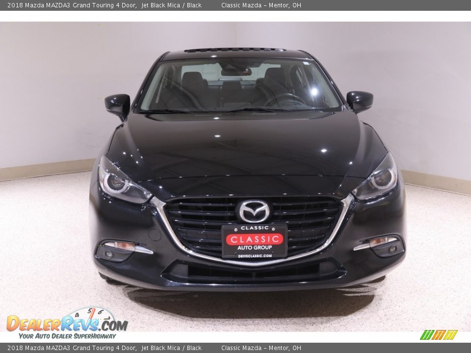2018 Mazda MAZDA3 Grand Touring 4 Door Jet Black Mica / Black Photo #2