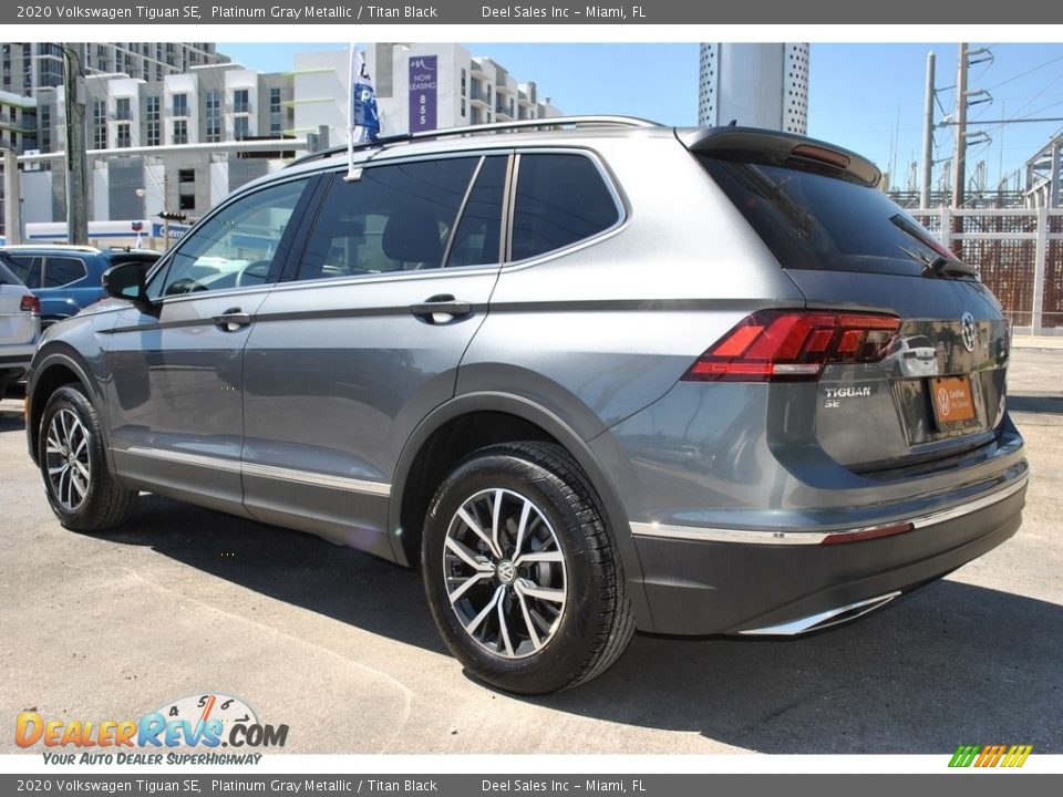 2020 Volkswagen Tiguan SE Platinum Gray Metallic / Titan Black Photo #7
