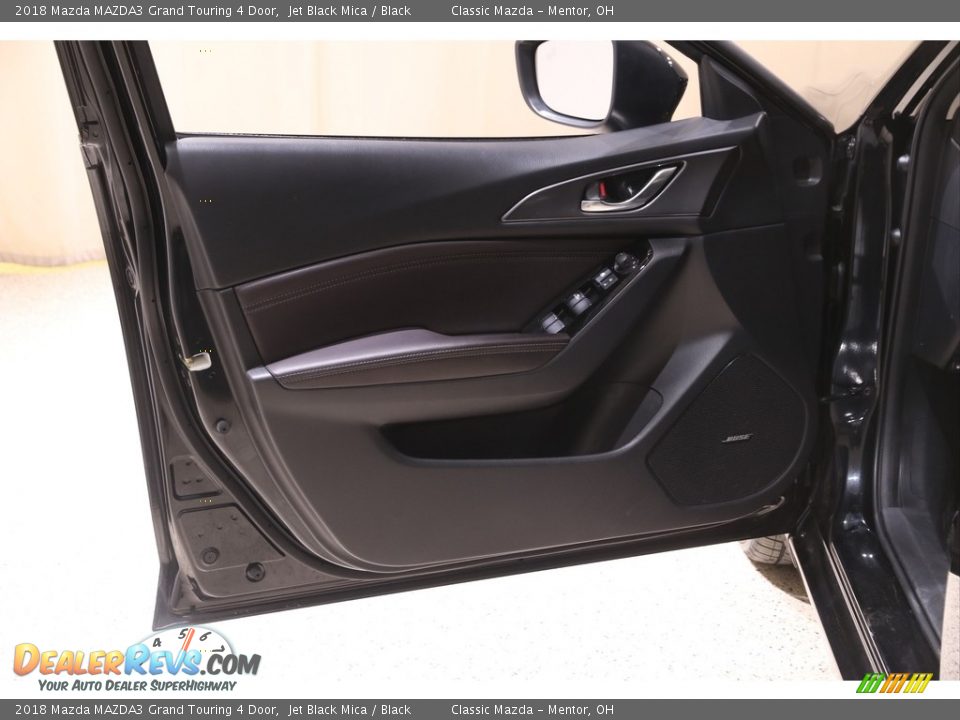 2018 Mazda MAZDA3 Grand Touring 4 Door Jet Black Mica / Black Photo #4