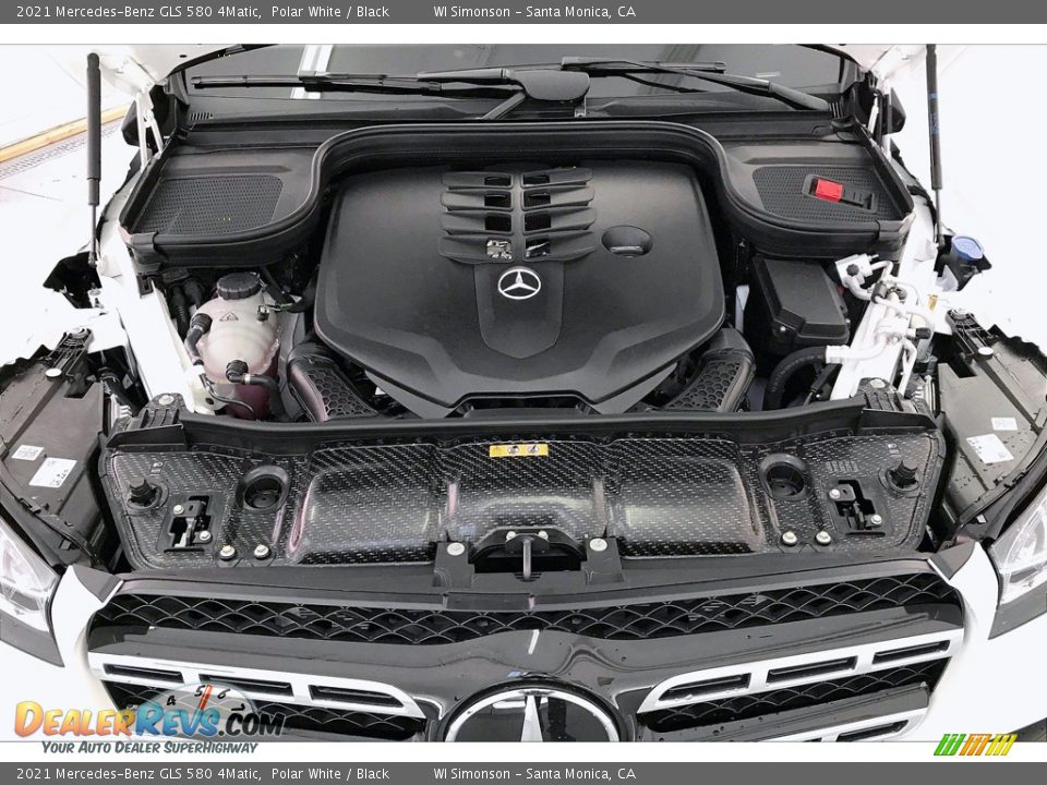 2021 Mercedes-Benz GLS 580 4Matic Polar White / Black Photo #8