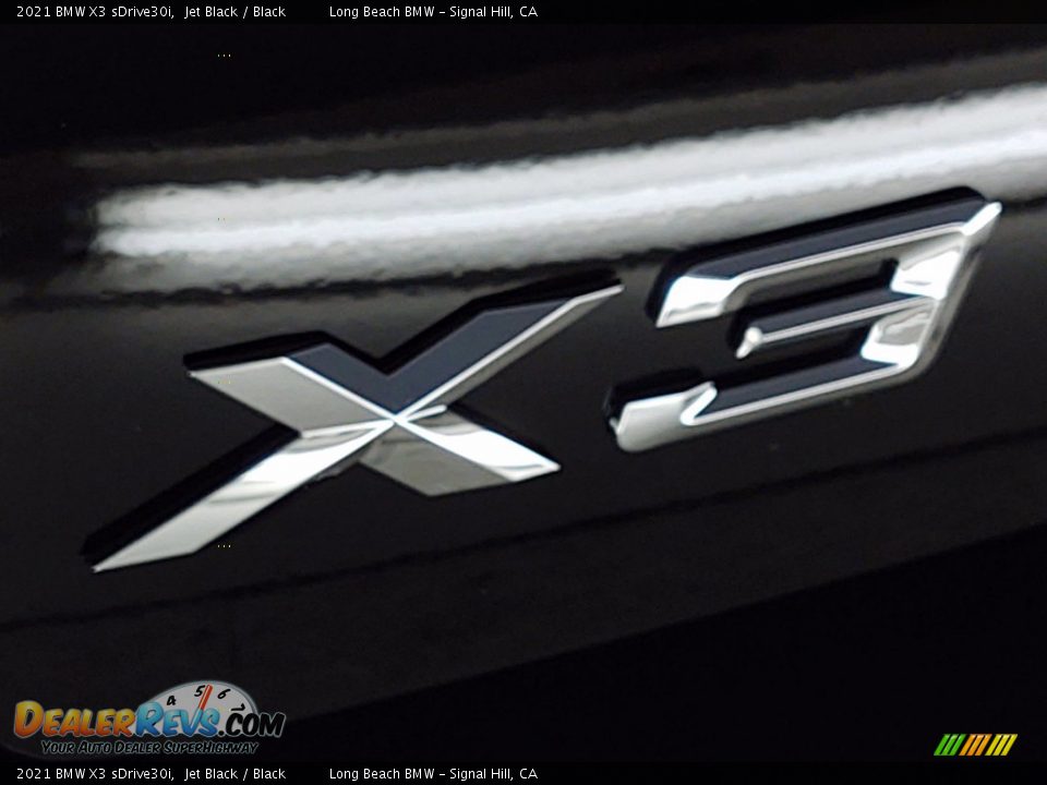 2021 BMW X3 sDrive30i Jet Black / Black Photo #8