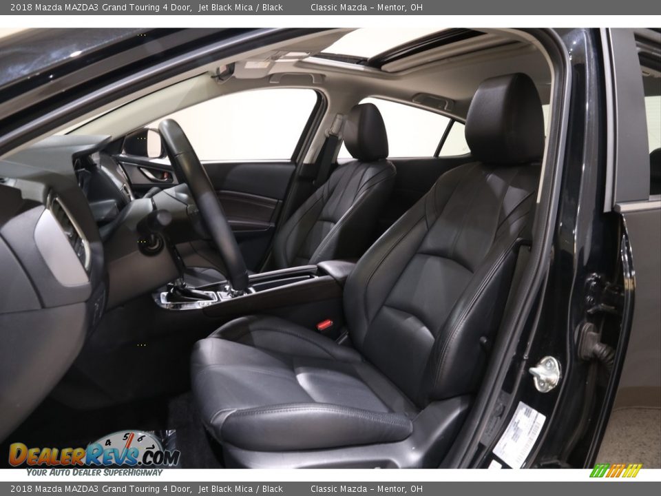 2018 Mazda MAZDA3 Grand Touring 4 Door Jet Black Mica / Black Photo #5