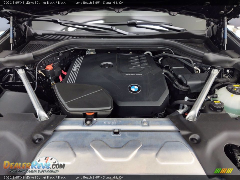 2021 BMW X3 sDrive30i Jet Black / Black Photo #9