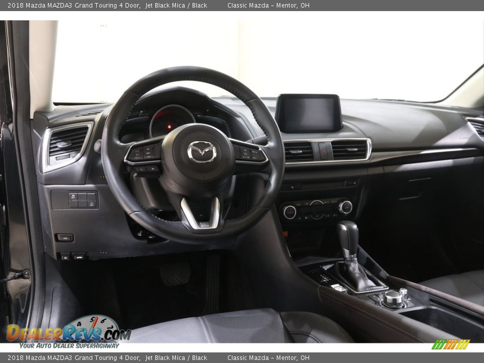 2018 Mazda MAZDA3 Grand Touring 4 Door Jet Black Mica / Black Photo #6