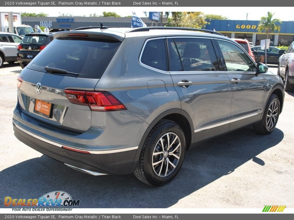2020 Volkswagen Tiguan SE Platinum Gray Metallic / Titan Black Photo #9