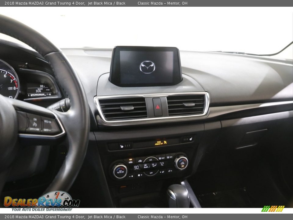 2018 Mazda MAZDA3 Grand Touring 4 Door Jet Black Mica / Black Photo #9