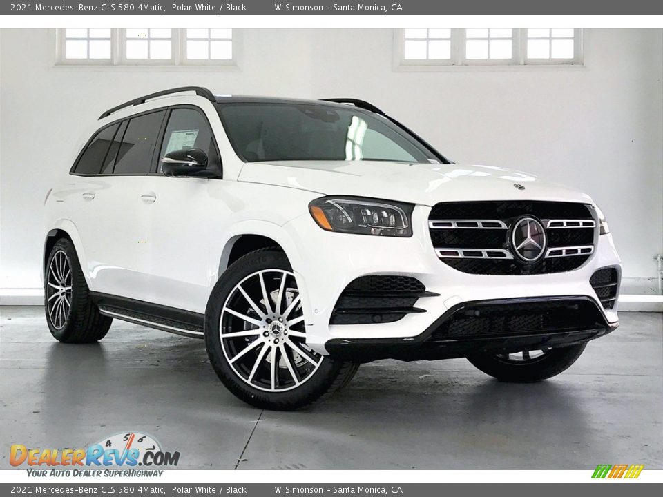 2021 Mercedes-Benz GLS 580 4Matic Polar White / Black Photo #12