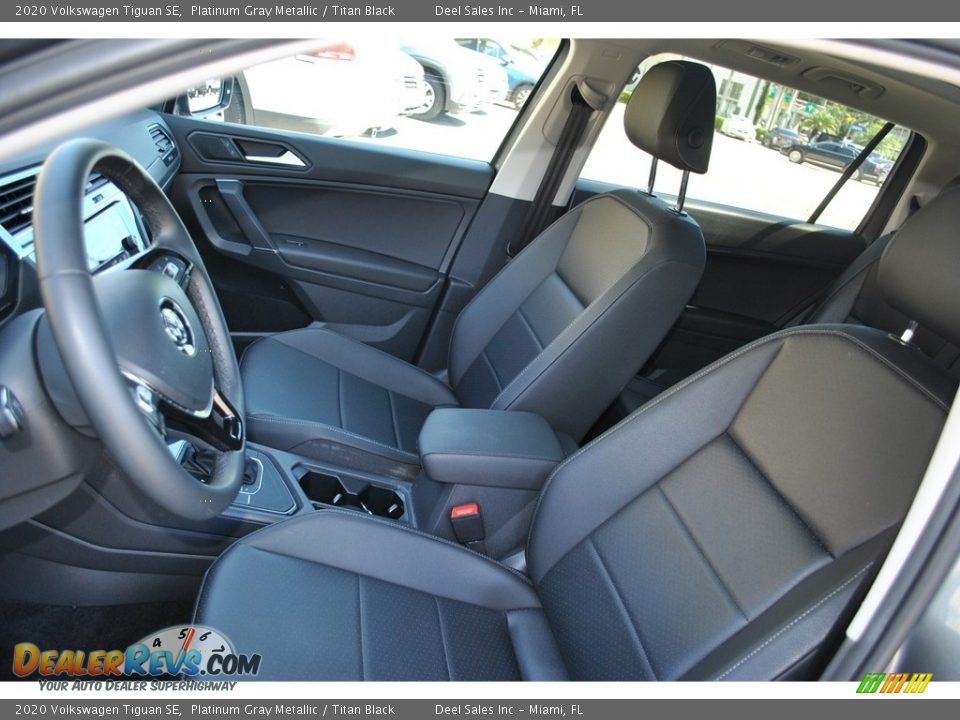 2020 Volkswagen Tiguan SE Platinum Gray Metallic / Titan Black Photo #12