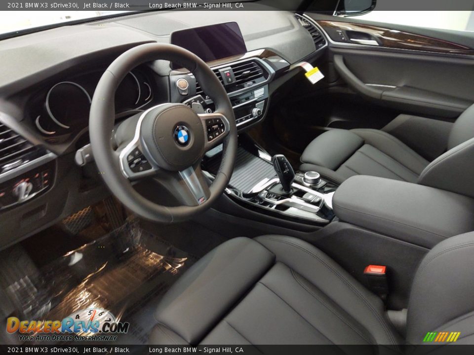2021 BMW X3 sDrive30i Jet Black / Black Photo #12