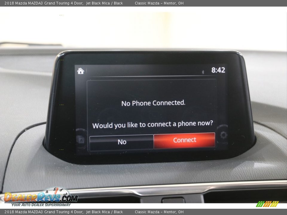 2018 Mazda MAZDA3 Grand Touring 4 Door Jet Black Mica / Black Photo #10