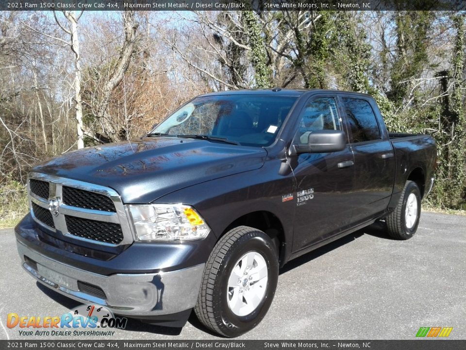 2021 Ram 1500 Classic Crew Cab 4x4 Maximum Steel Metallic / Diesel Gray/Black Photo #2