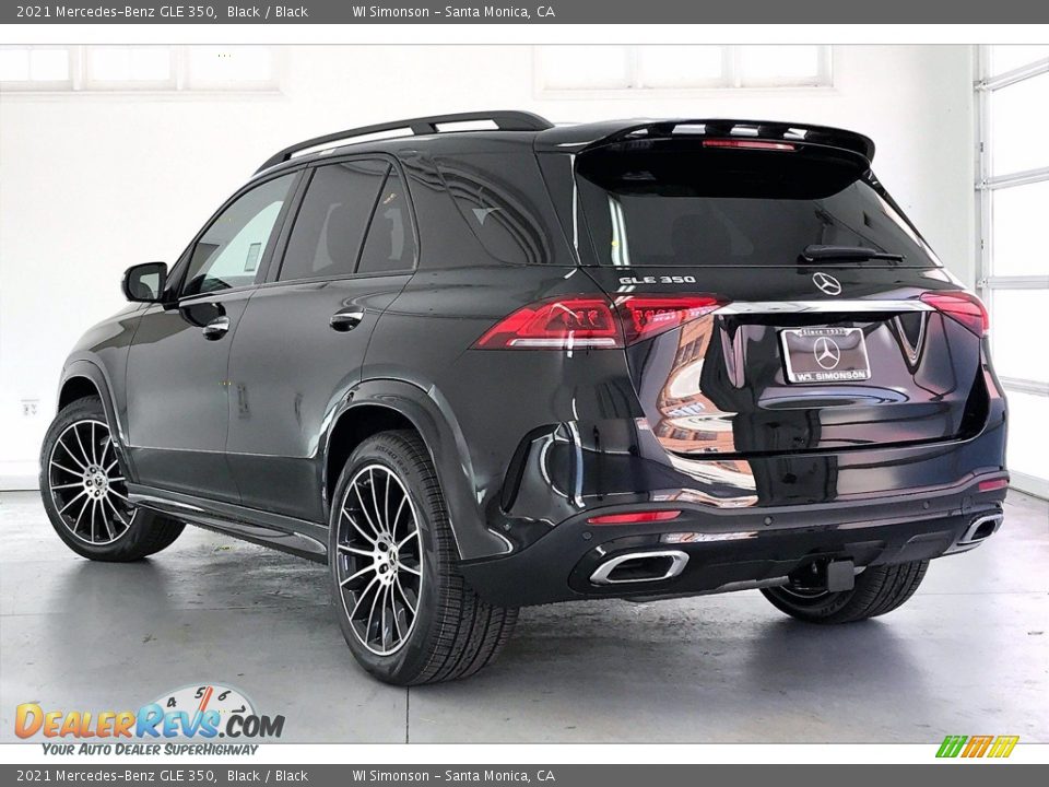 2021 Mercedes-Benz GLE 350 Black / Black Photo #2