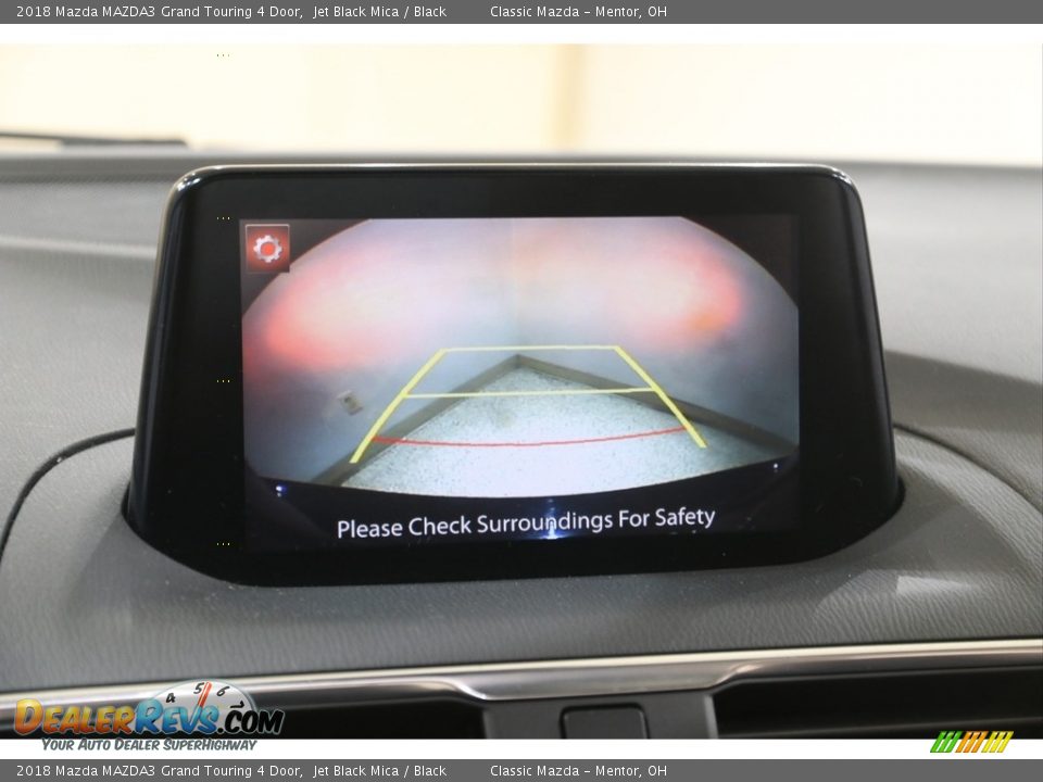 2018 Mazda MAZDA3 Grand Touring 4 Door Jet Black Mica / Black Photo #12