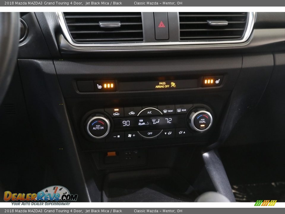 2018 Mazda MAZDA3 Grand Touring 4 Door Jet Black Mica / Black Photo #13