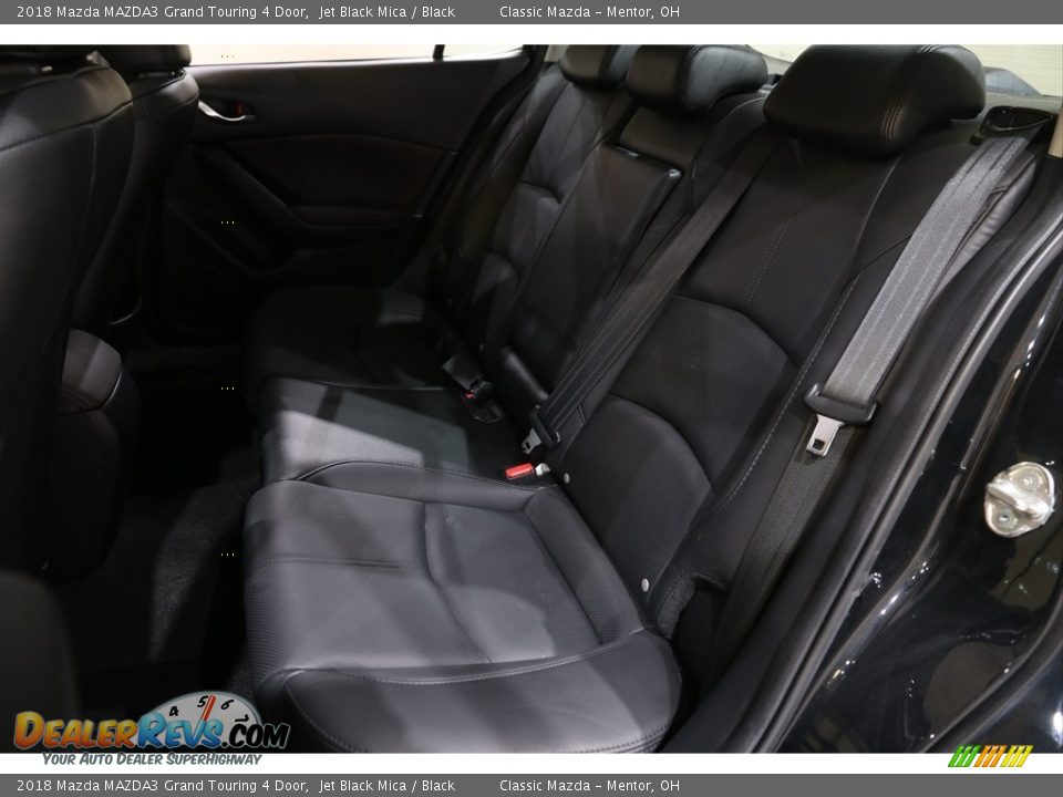 2018 Mazda MAZDA3 Grand Touring 4 Door Jet Black Mica / Black Photo #17