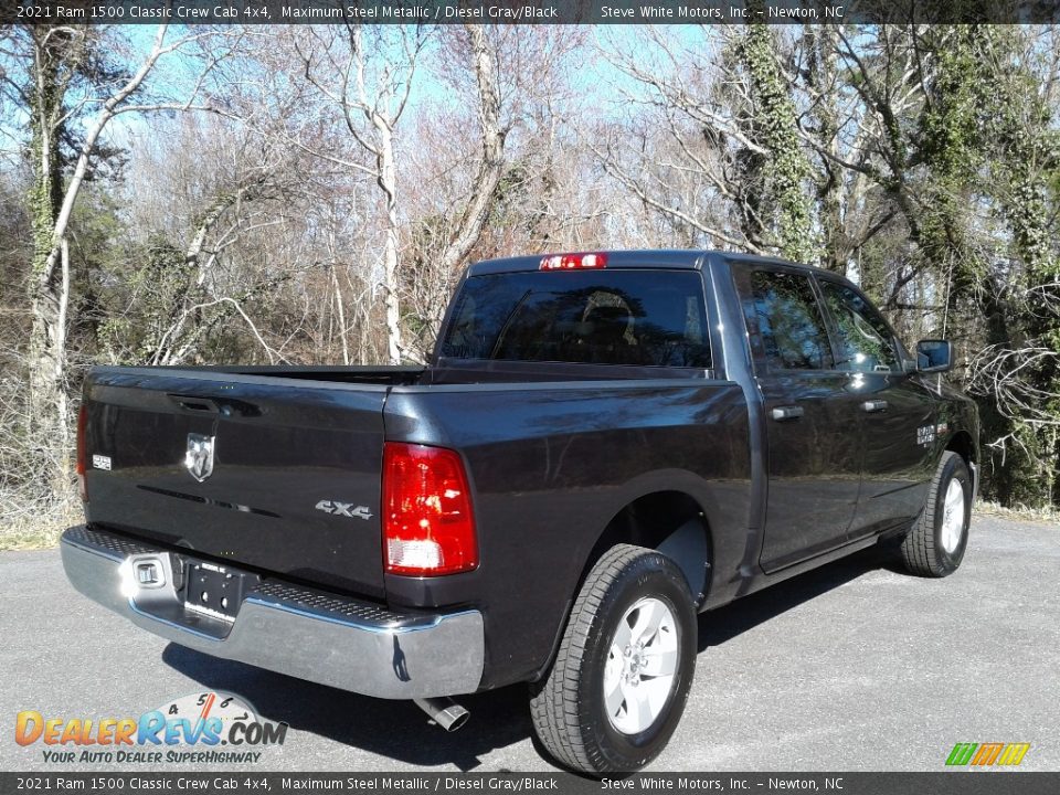 2021 Ram 1500 Classic Crew Cab 4x4 Maximum Steel Metallic / Diesel Gray/Black Photo #6