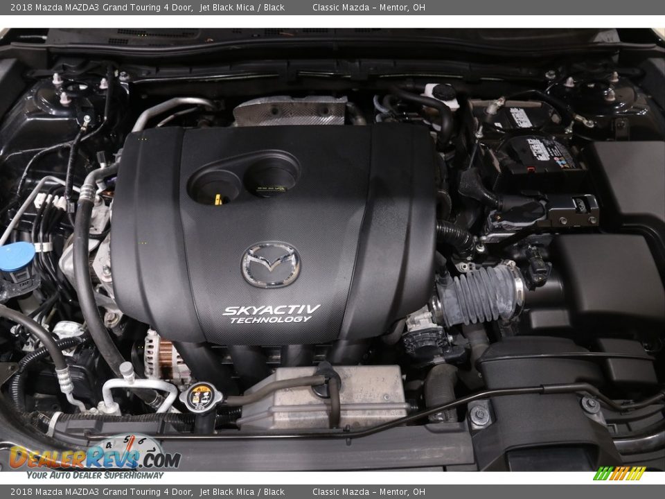 2018 Mazda MAZDA3 Grand Touring 4 Door Jet Black Mica / Black Photo #19