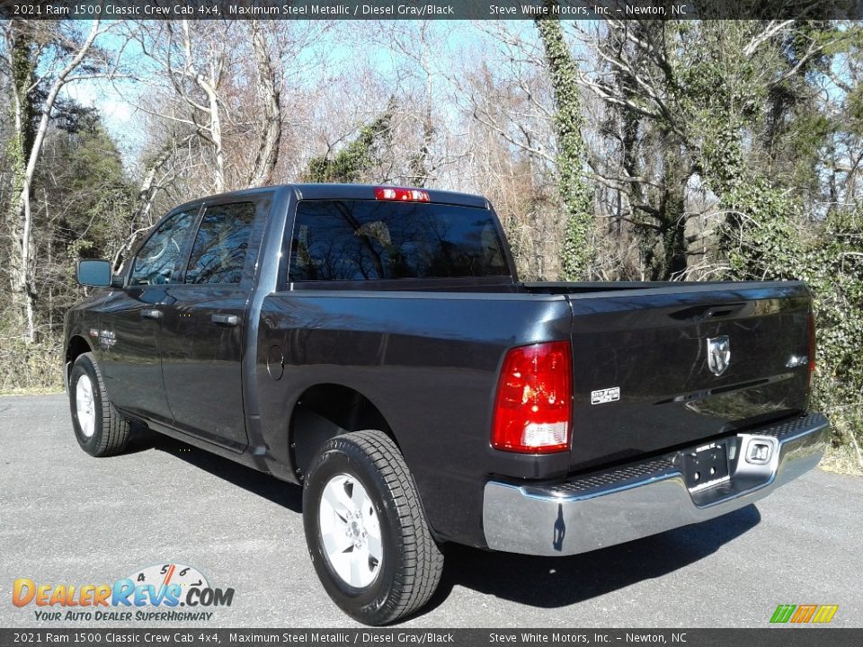 2021 Ram 1500 Classic Crew Cab 4x4 Maximum Steel Metallic / Diesel Gray/Black Photo #9