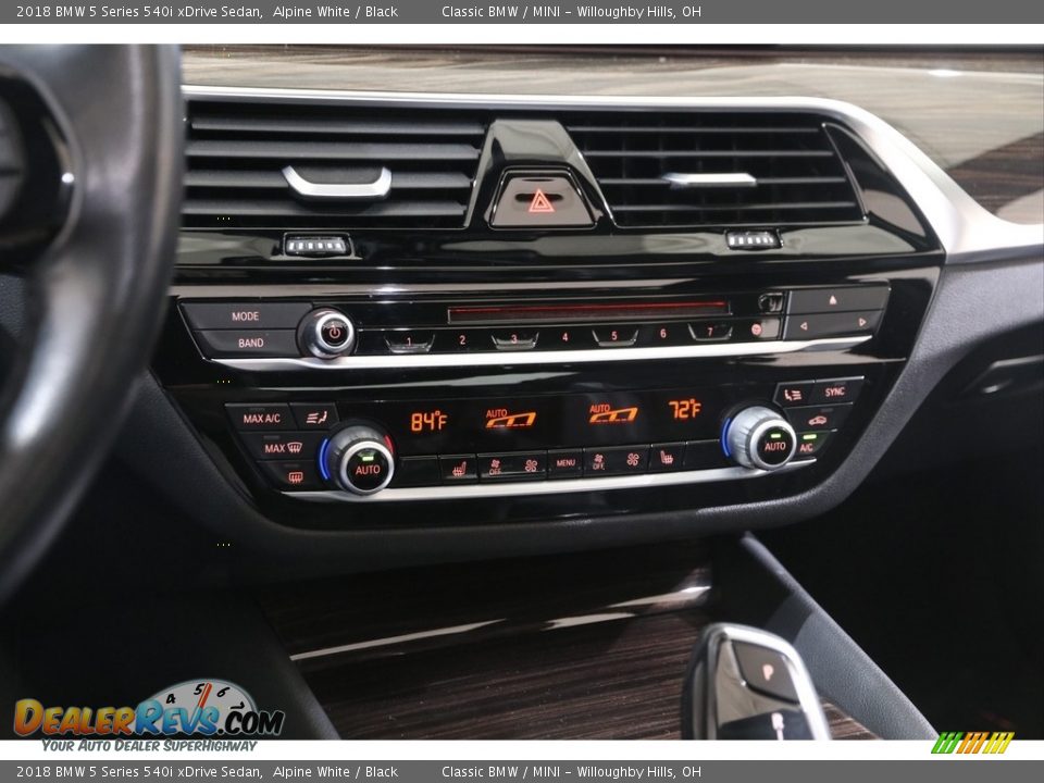 2018 BMW 5 Series 540i xDrive Sedan Alpine White / Black Photo #16