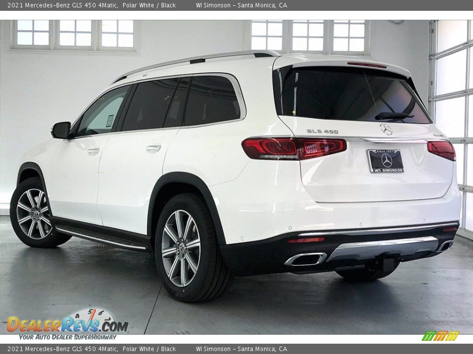 2021 Mercedes-Benz GLS 450 4Matic Polar White / Black Photo #2