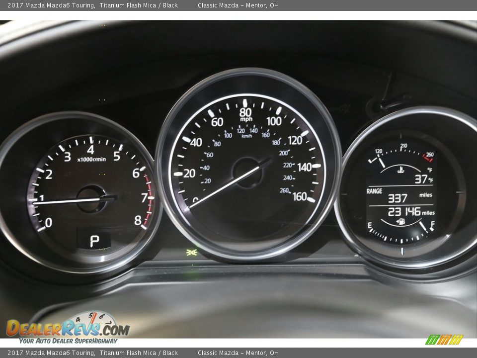 2017 Mazda Mazda6 Touring Titanium Flash Mica / Black Photo #8
