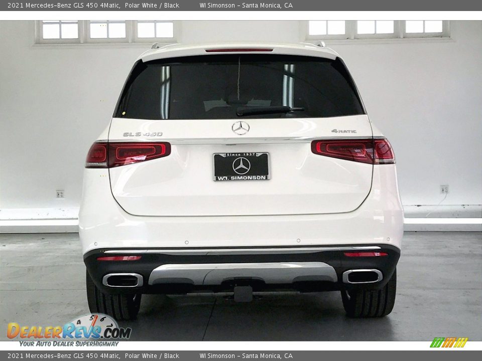 2021 Mercedes-Benz GLS 450 4Matic Polar White / Black Photo #3