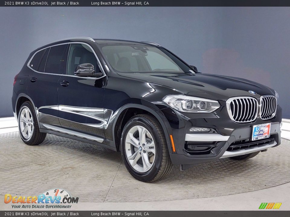 2021 BMW X3 sDrive30i Jet Black / Black Photo #27