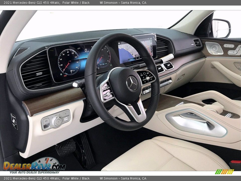 2021 Mercedes-Benz GLS 450 4Matic Polar White / Black Photo #4