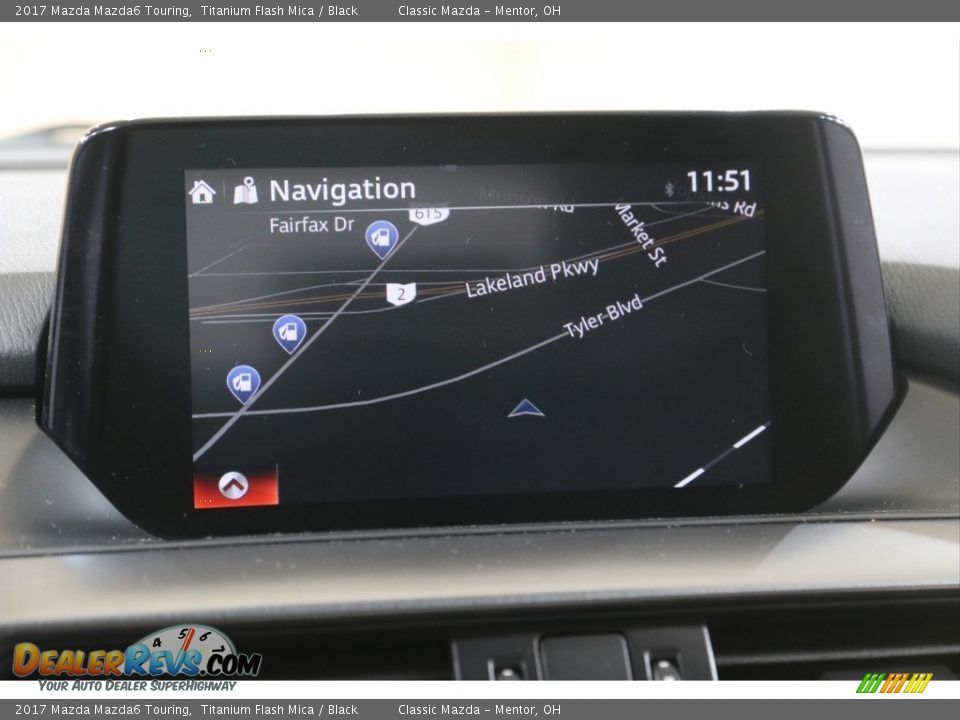 2017 Mazda Mazda6 Touring Titanium Flash Mica / Black Photo #10